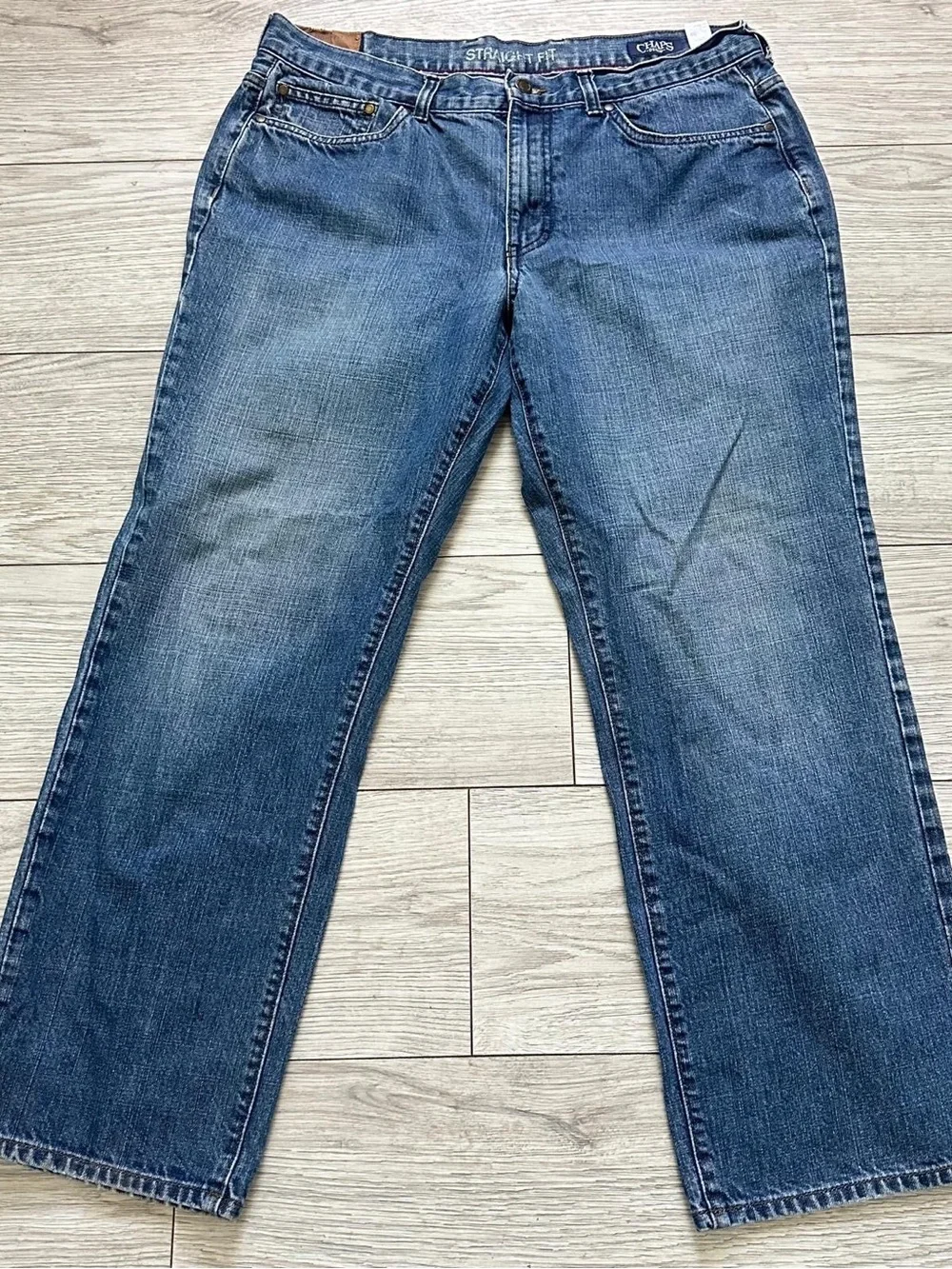 Chaps Straight Fit Denim Jeans Mens 36/30